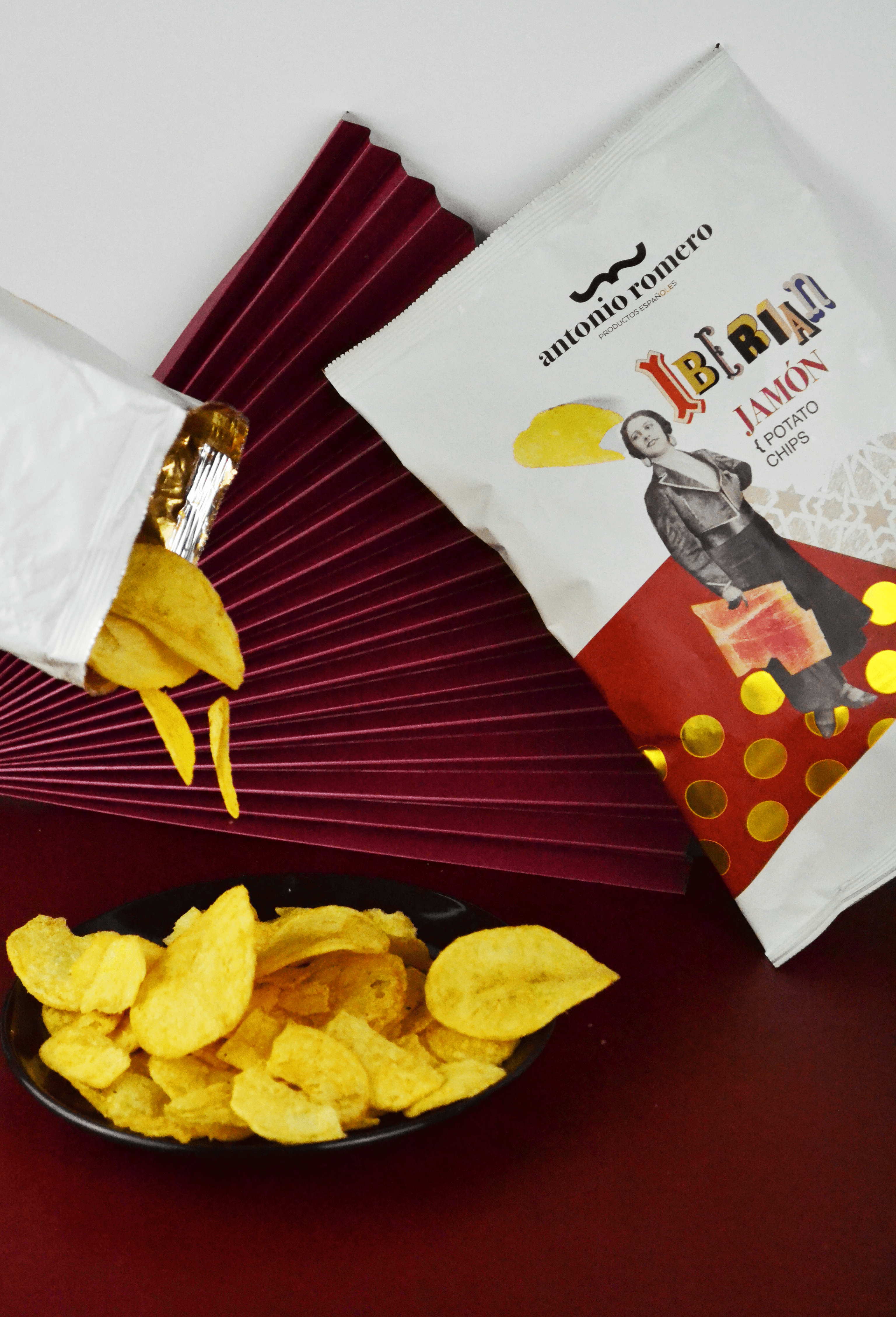 Ibérico Ham Flavour Spanish Potato Chips